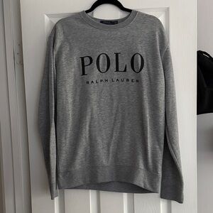 Polo by Ralph Lauren Charcoal Crewneck Sweater